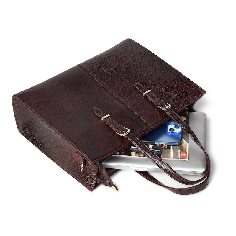 The Classic Leather Ladies Tote Handbag