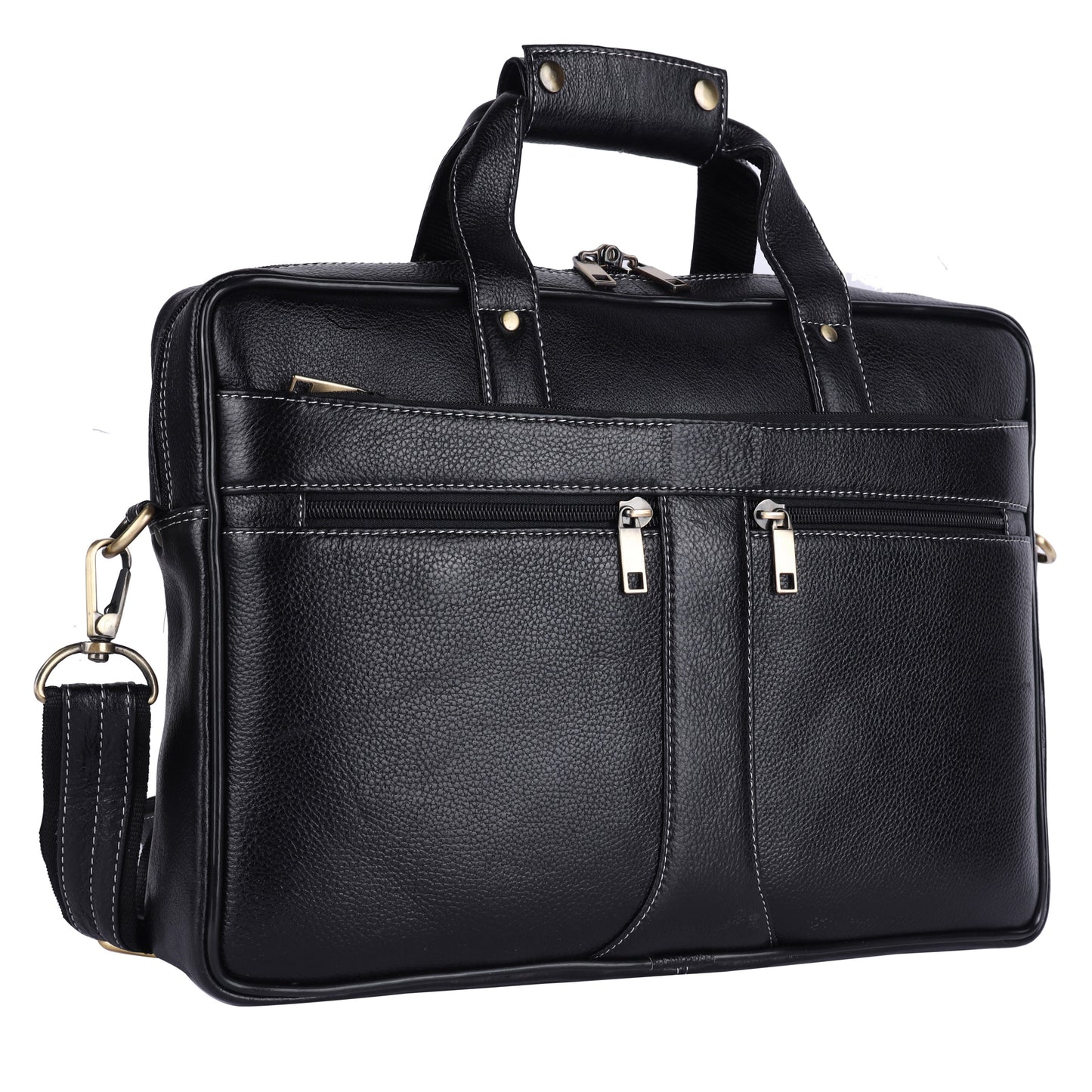 Leather Laptop Business Messenger Bag