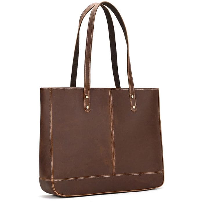 Authentic Vintage Leather Tote for Women