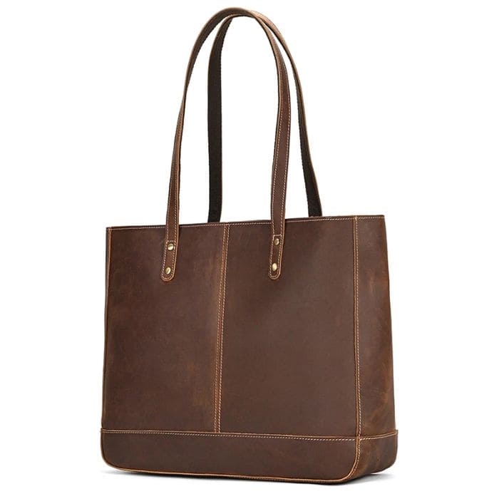 Authentic Vintage Leather Tote for Women