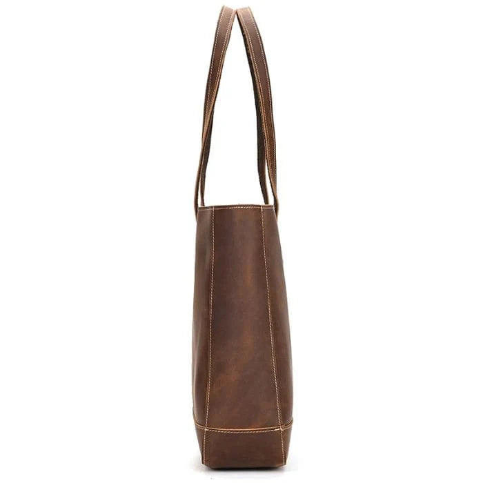 Authentic Vintage Leather Tote for Women
