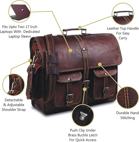 Best Brown Leather Briefcase for Men