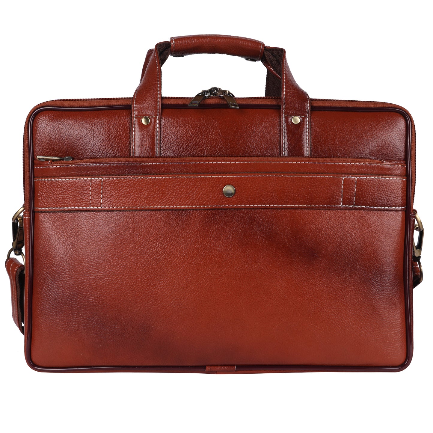 Best Leather Embossed Shoulder Laptop Handbag