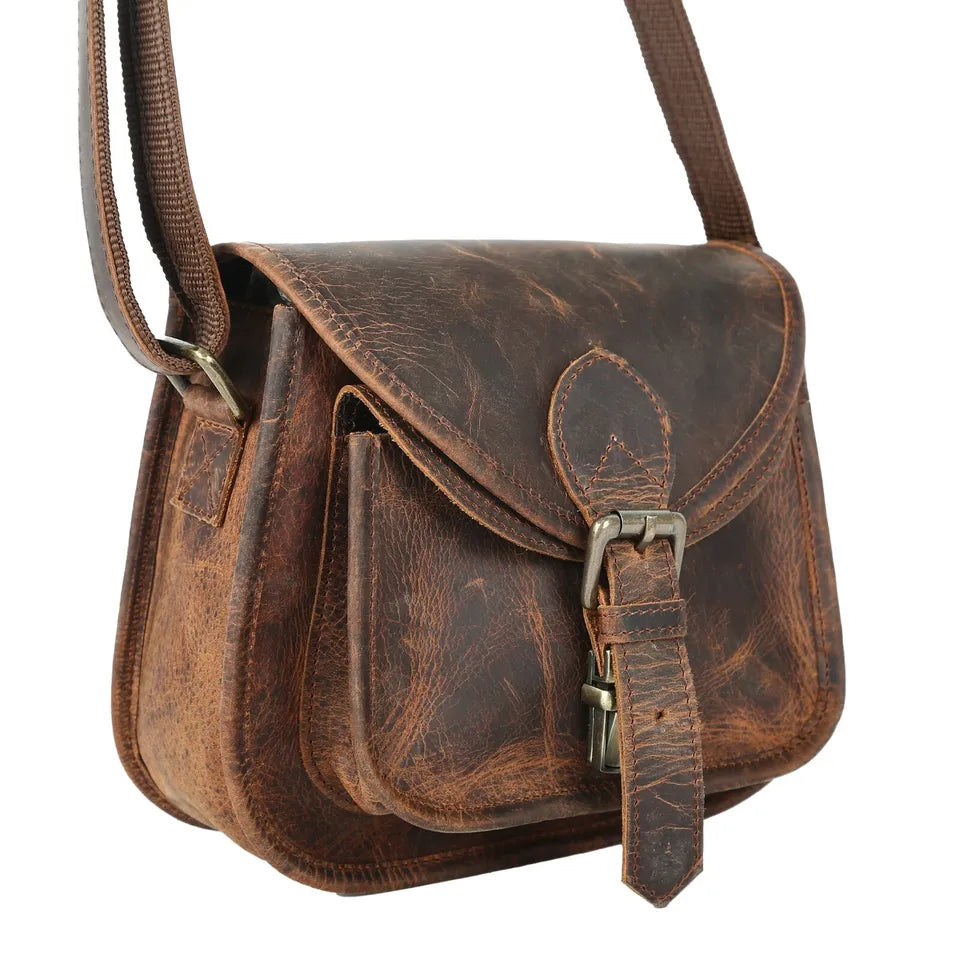 Buffalo Leather Women's Crossbody Sling Bag