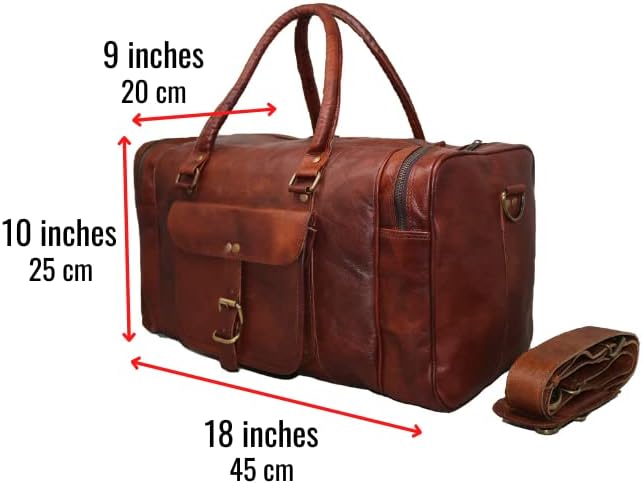 Classic Voyager Leather Duffle Bag