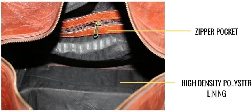 Classic Voyager Leather Duffle Bag