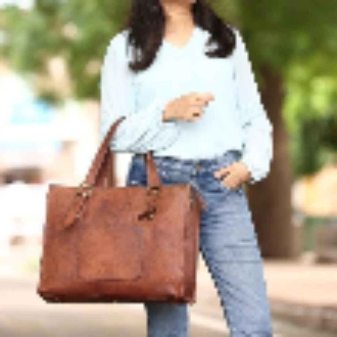 Eminent Leather Laptop Tote Bag