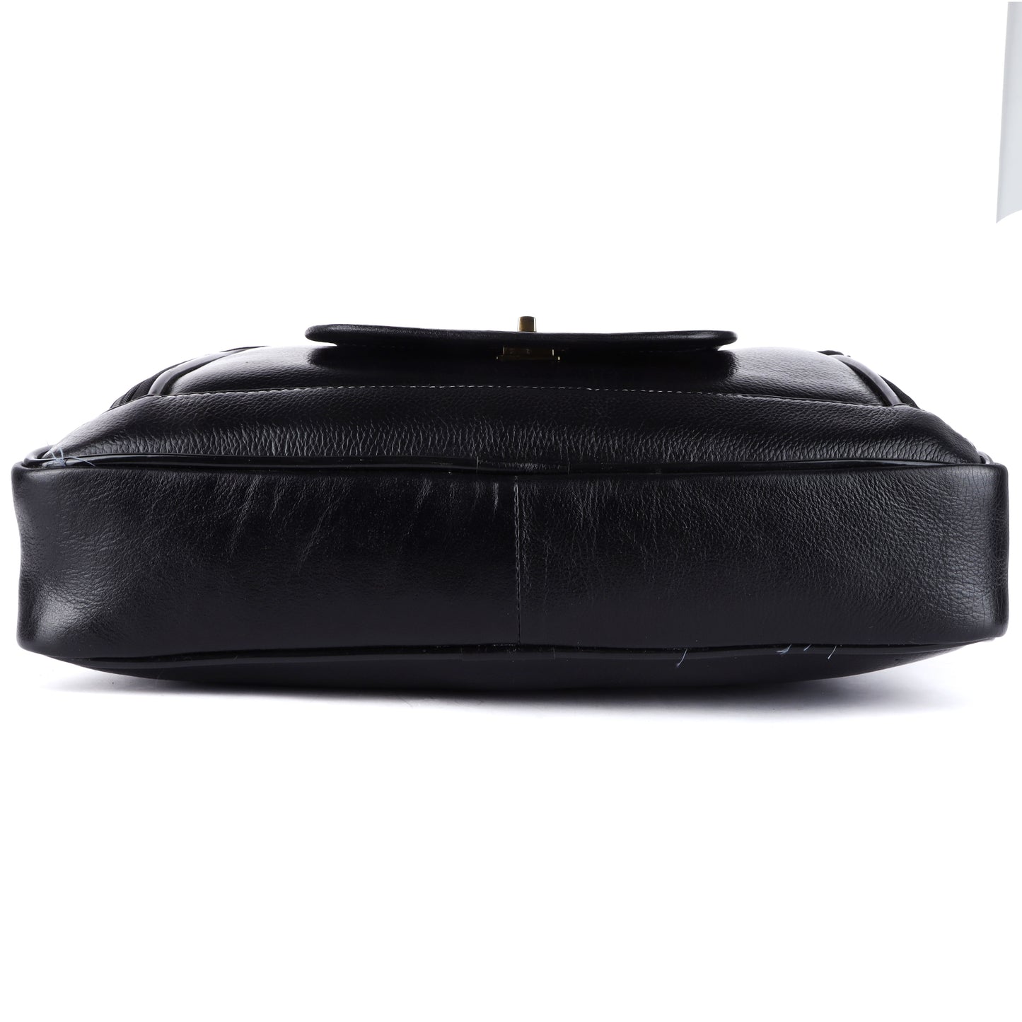 Genuine Leather BLACK Messenger Bag