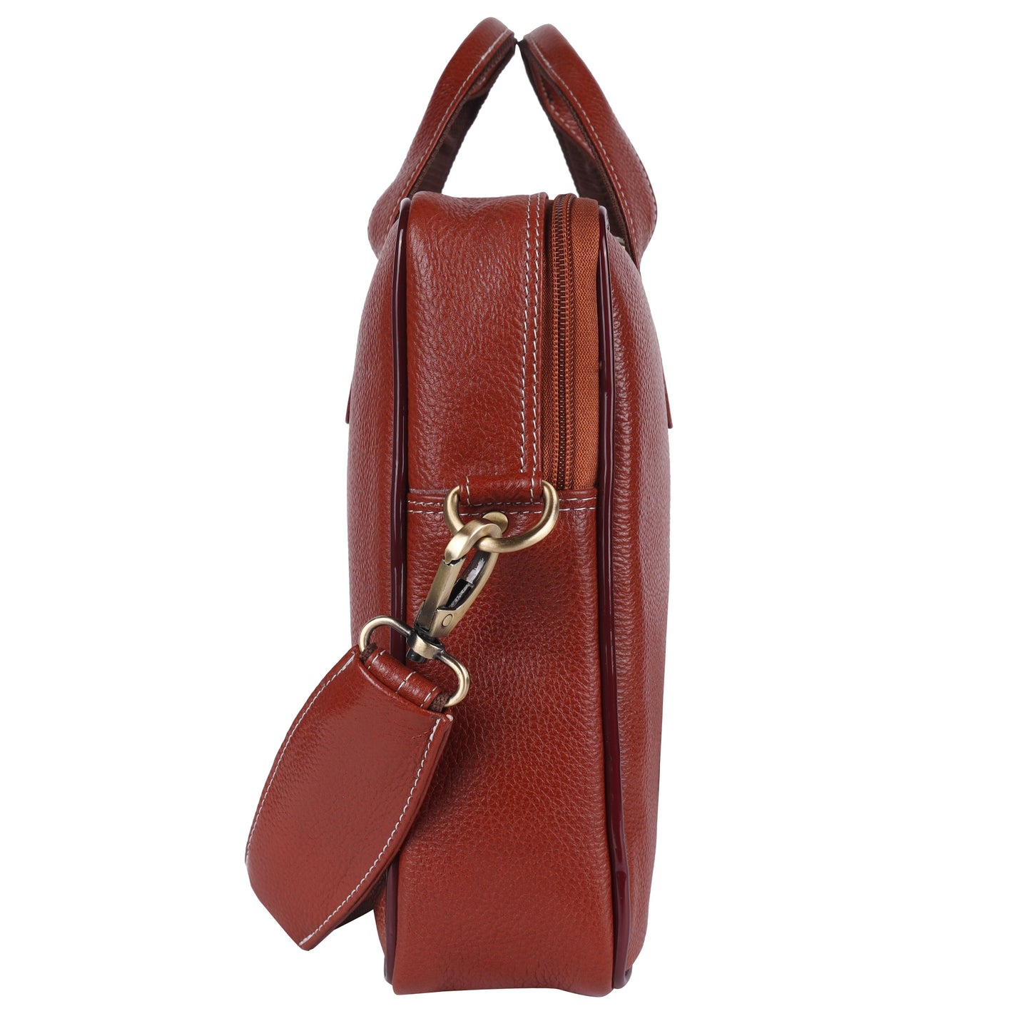 Genuine Leather Messenger Laptop Sleeve Bag