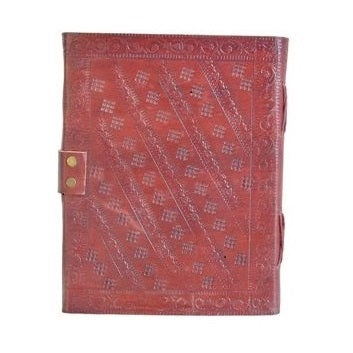 HANDMADE LEATHER SEVEN STONE CHAKRA JOURNAL
