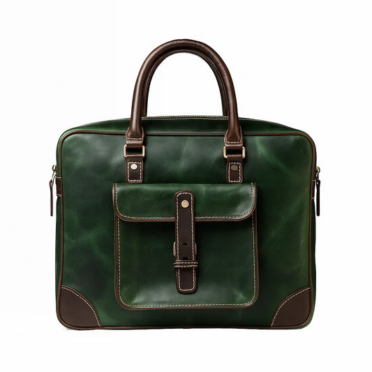 Montexoo Hamilton Leather Bag – Green