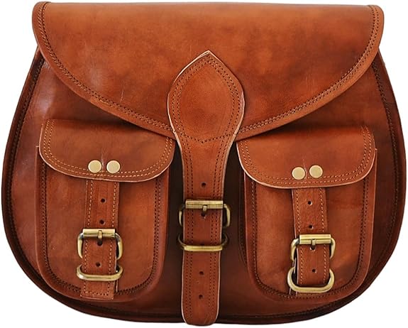 Handmade Brown Hobo Shoulder Bag for Travel