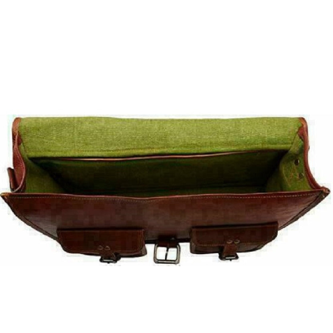 Handmade Brown Vintage Leather Messenger Bag