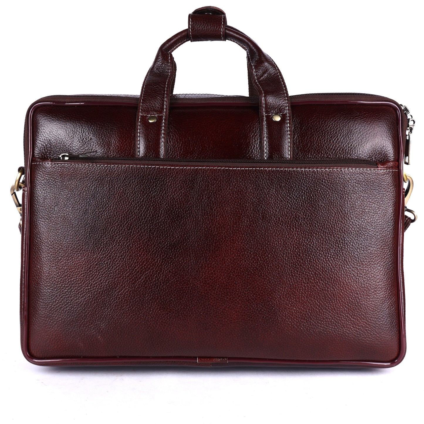 Leather Briefcase Compatible Laptop Bag