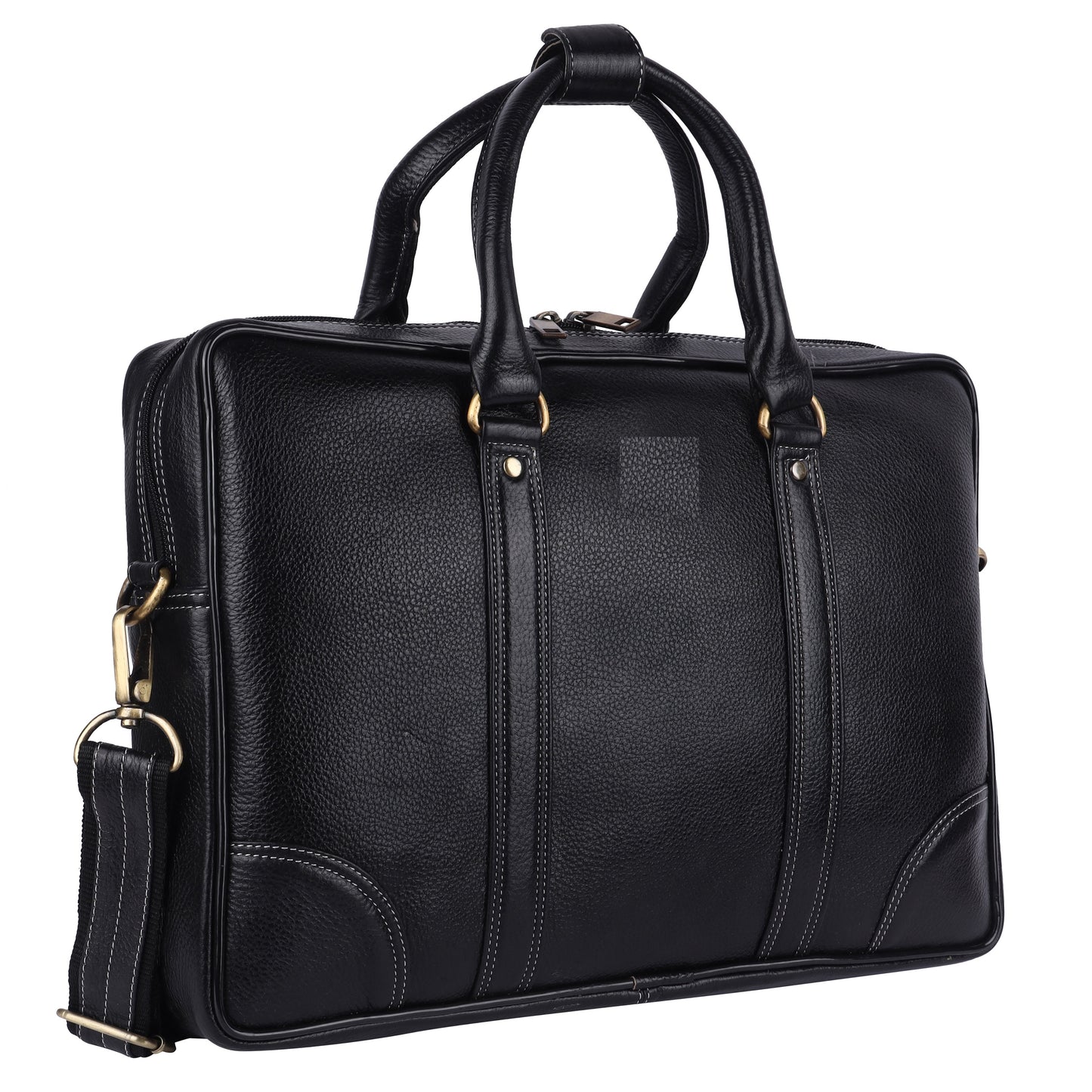Leather Laptop Briefcase Messenger Bag