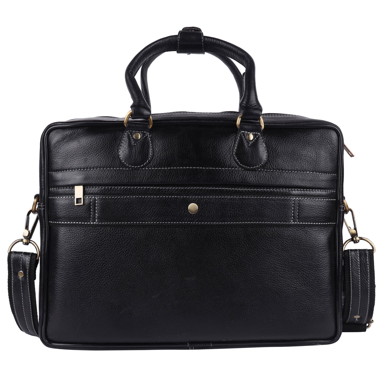 Leather Laptop Briefcase Messenger Bag
