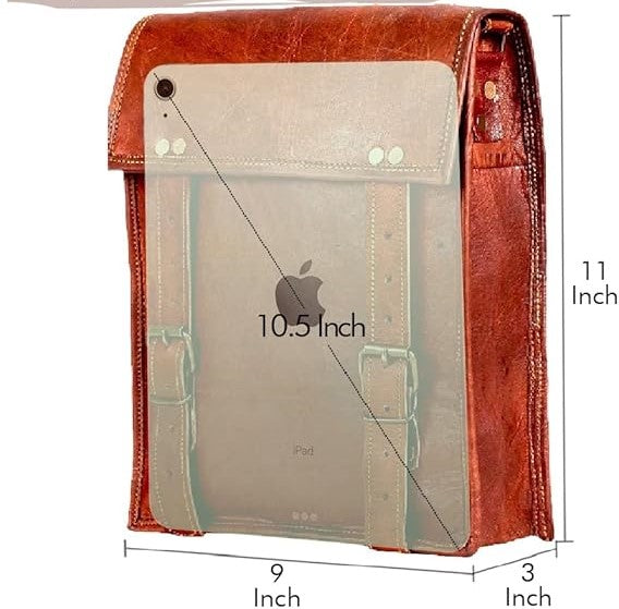 Men's Small Leather Crossbody Shoulder Bag
