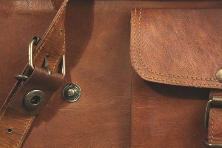 Premium Genuine Leather Laptop Messenger Bag