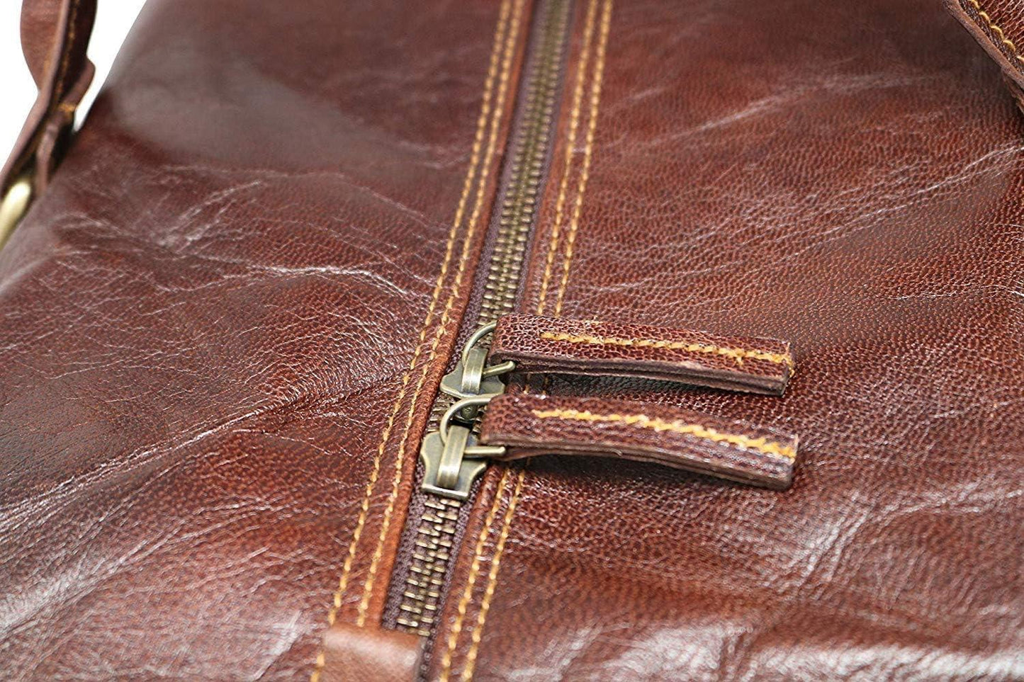 Refined Traveler Brown Duffle Bag