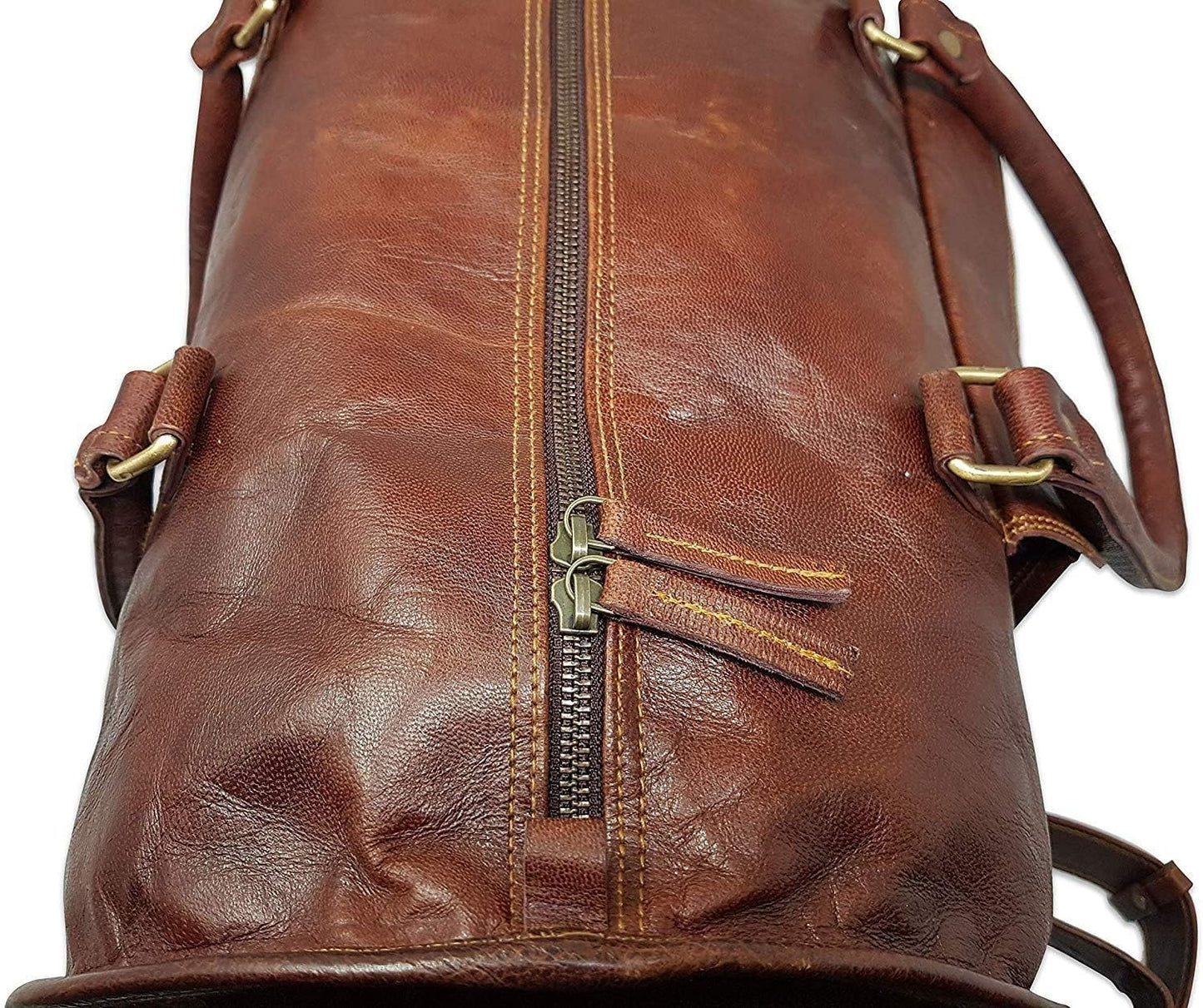 Refined Traveler Brown Duffle Bag