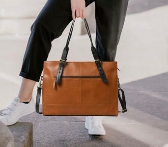 Stylish Women’s Leather Laptop Bag