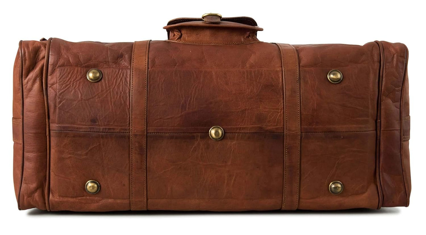 Vintage Duffle Weekender Shoulder Bag Men's
