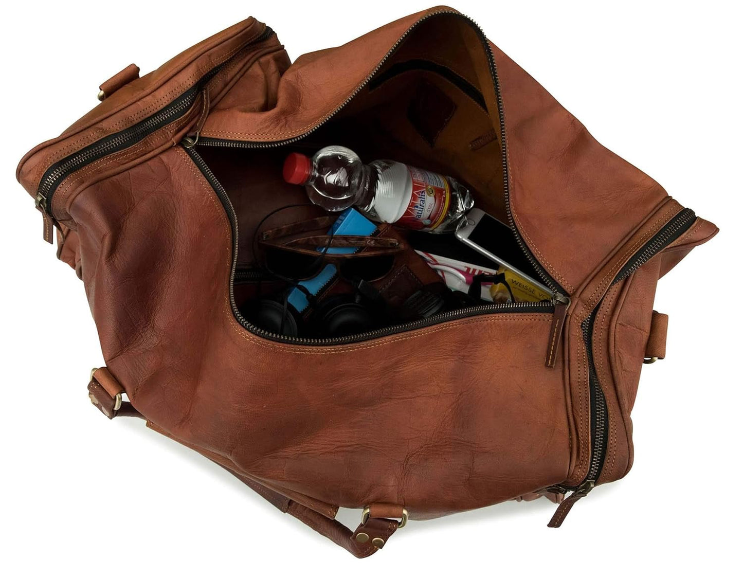 Vintage Duffle Weekender Shoulder Bag Men's