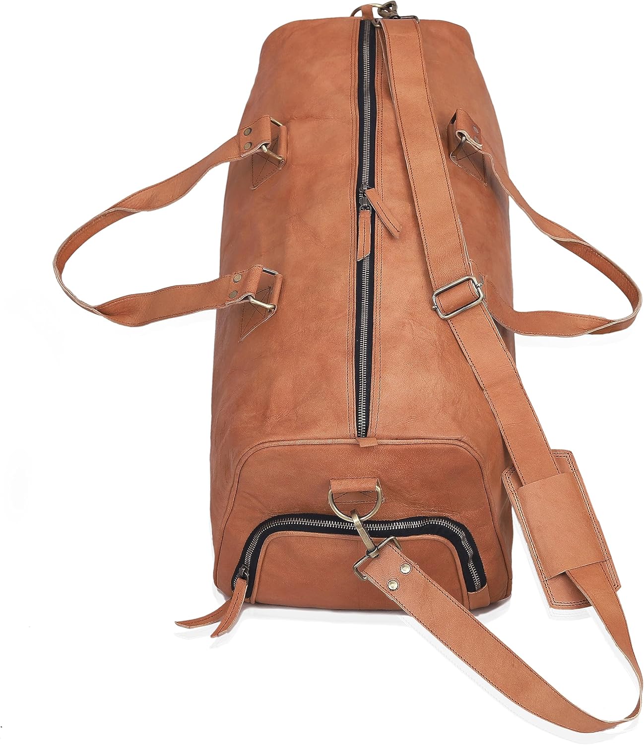 Vintage Brown Elite Travel Duffel Bag