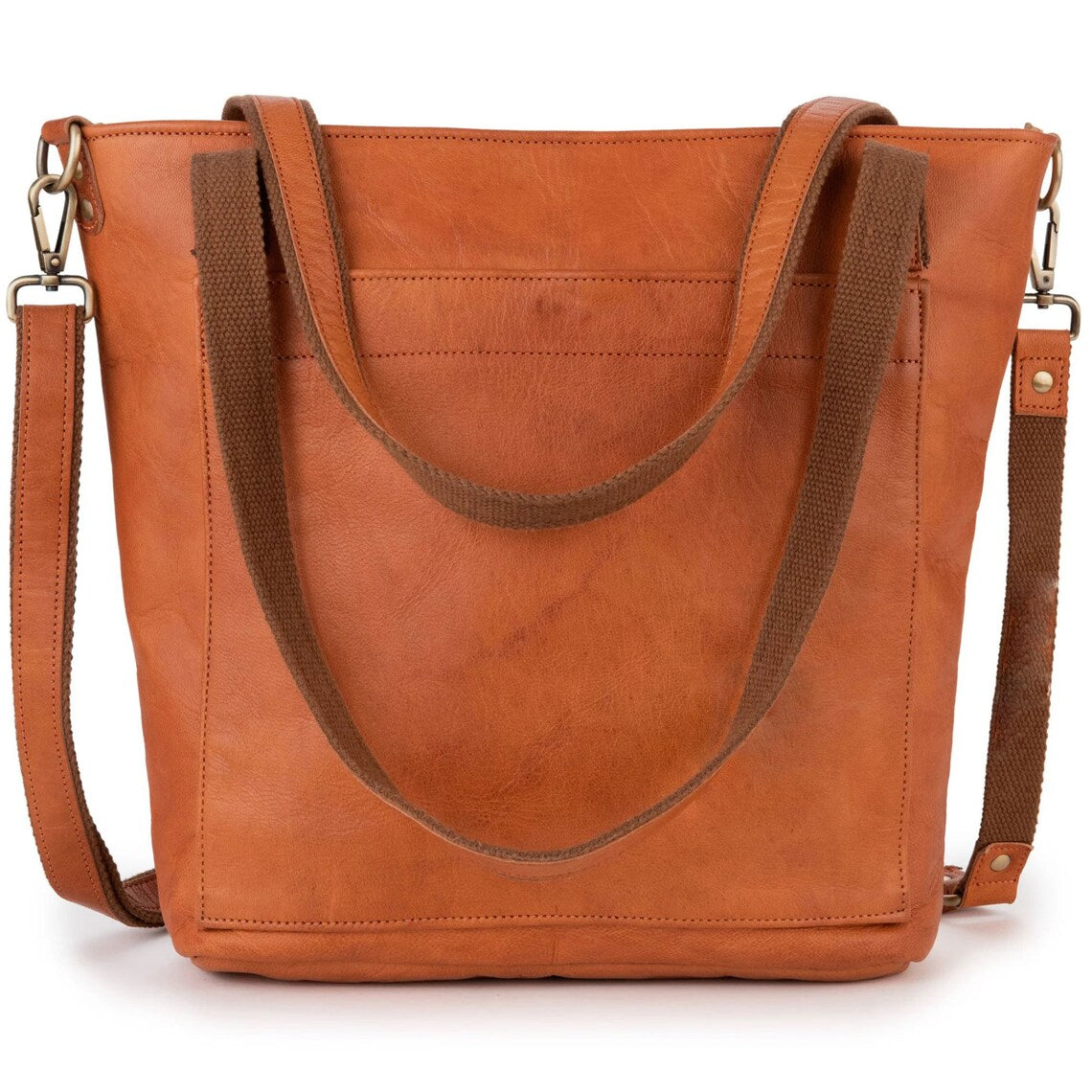 Vintage Leather Hand Bag for Effortless Style