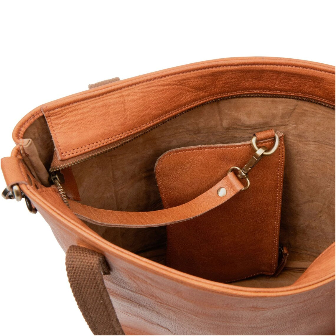 Vintage Leather Hand Bag for Effortless Style