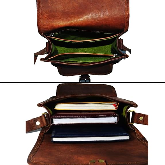 Voyager Unisex Leather Crossbody Messenger Travel Bag with Adjustable Strap