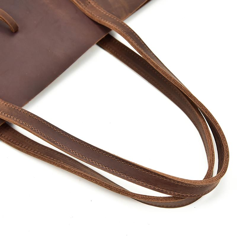 Women's Large Vintage Leather Tote Bag