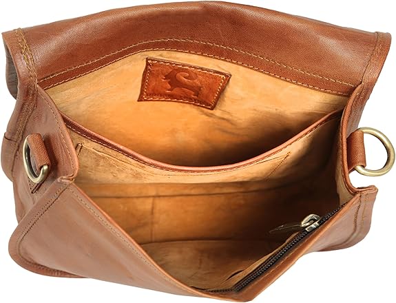 Women's Vintage Brown Leather Crossbody Bags