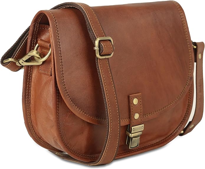 Women's Vintage Brown Leather Crossbody Bags