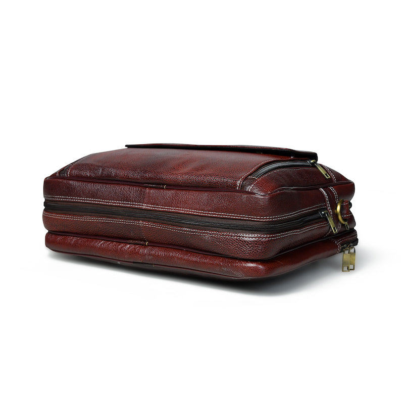 Zenith Leather Laptop Messenger Bag