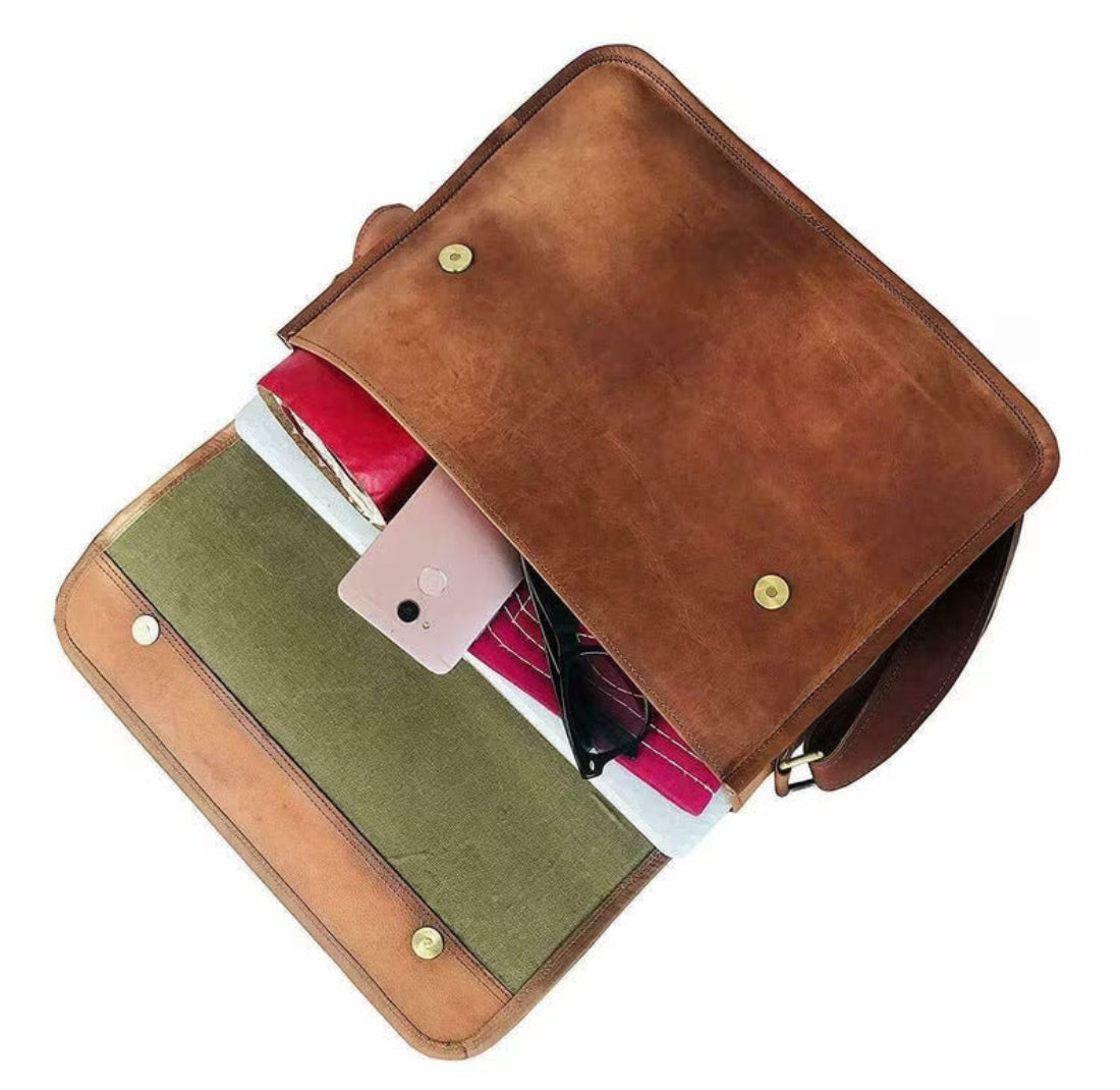 WanderWrap Leather Crossbody Bag