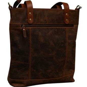 Buffalo Leather Tote Handbag For Women Purse