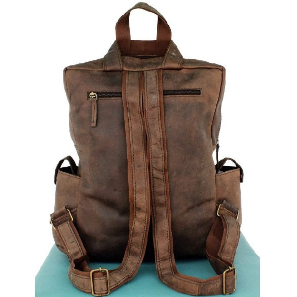 Buffalo Vintage Leather Laptop Backpack