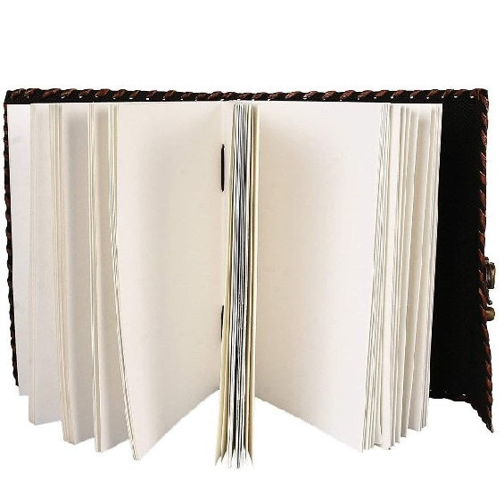 Embossed Leather Dragon with Stone Journal