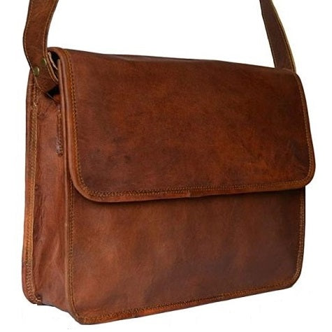 Expandable Laptop Flap Messenger Bag