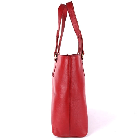 Genuine Leather Brown Women's Tote Handbag