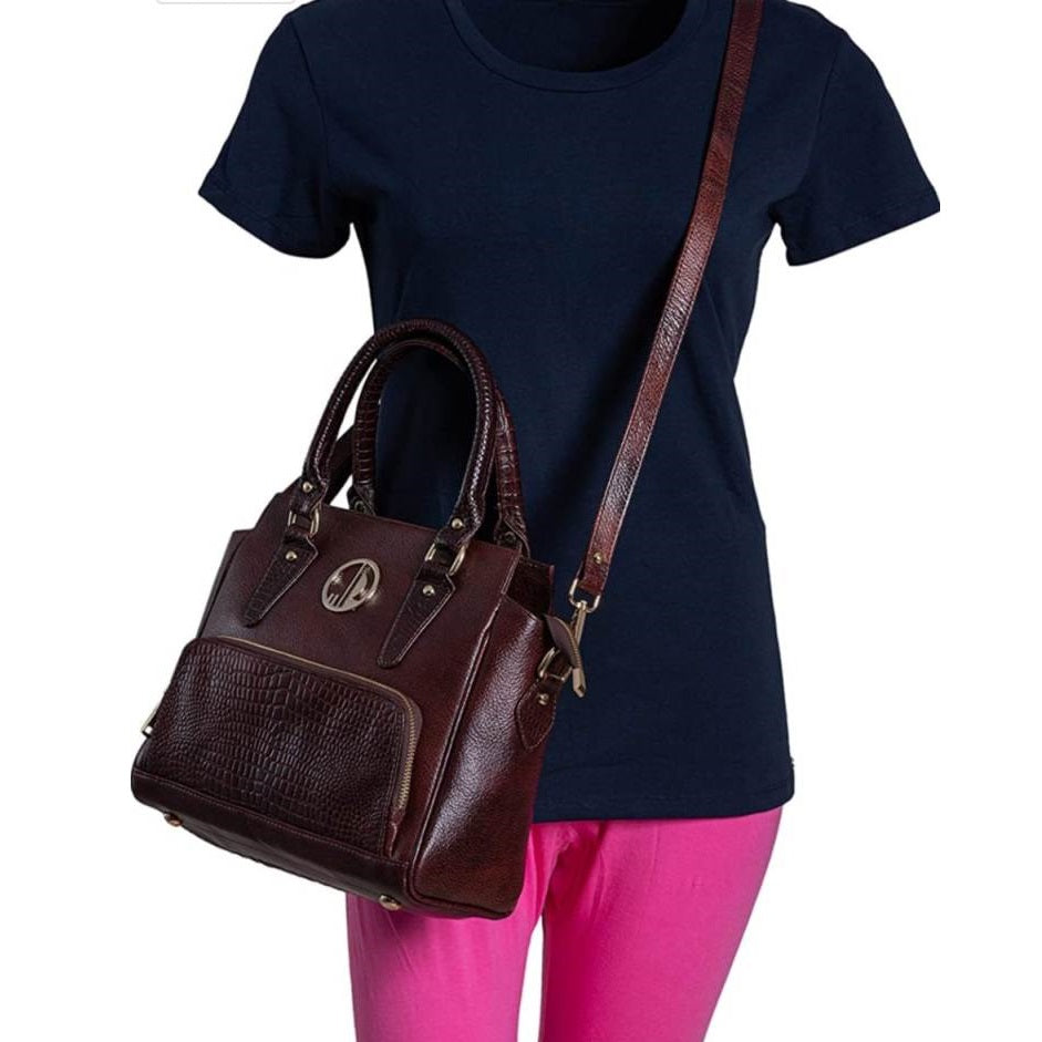 Genuine Leather Designer Shoulder Tote Purse