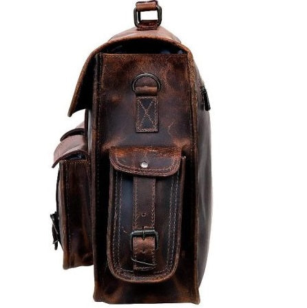 Genuine Leather Full Grain Messenger Bag