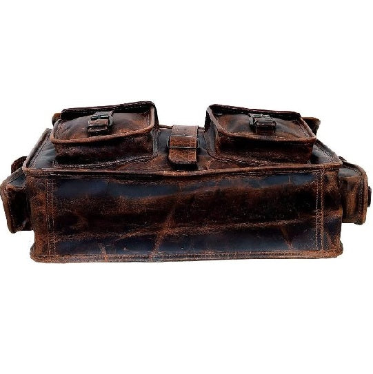 Genuine Leather Full Grain Messenger Bag