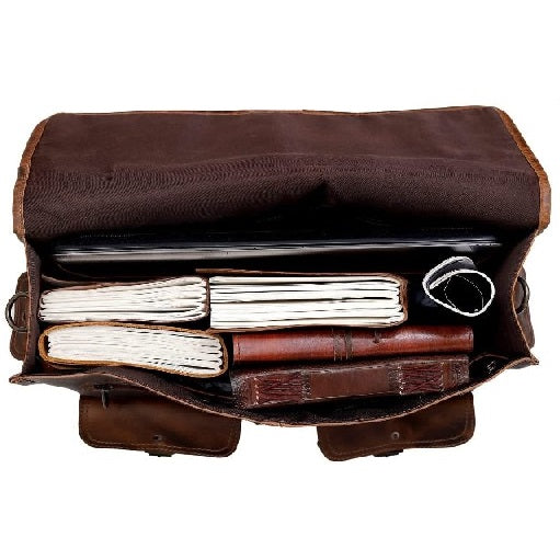 Genuine Leather Full Grain Messenger Bag