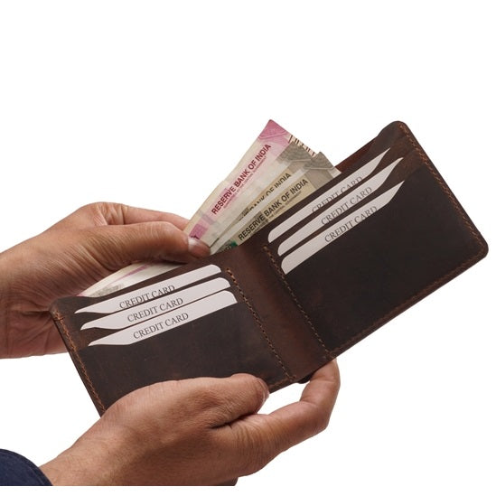 Genuine Leather Full Grain Slim Wallet