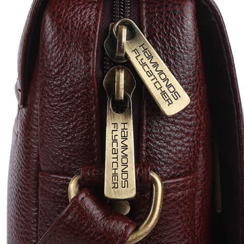 Genuine Leather Mini Messenger Sling Bag