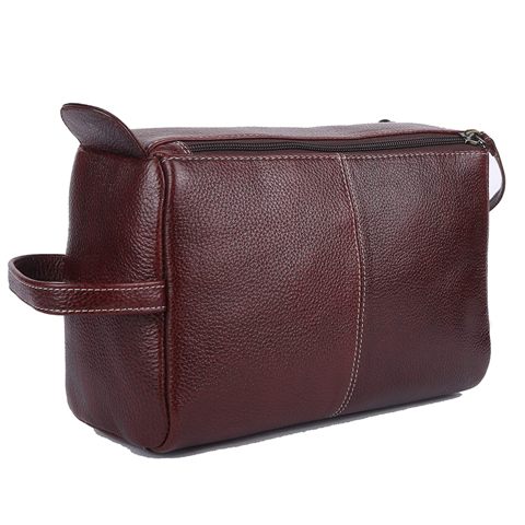 Genuine Leather Unisex Toiletry Dopp Kitt