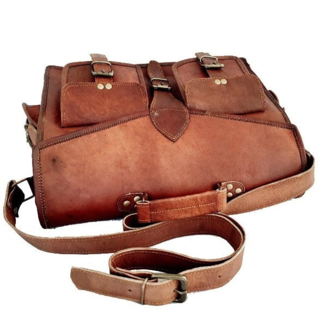 Handmade Leather Briefcase Bag