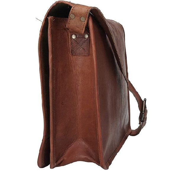 Handmade Leather Full Flap Messenger Bag